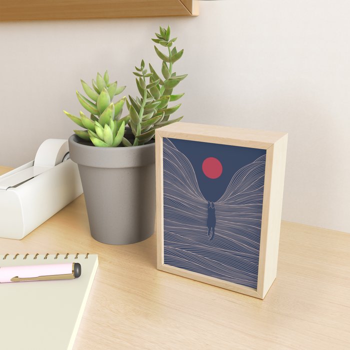 Cat Landscape 189 Mini Art Print Gallery Image 2