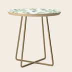 Nature Green Eucalyptus Leaves  Side Table Gallery Image 1
