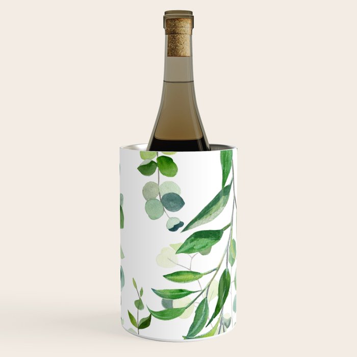 Nature Green Eucalyptus Leaves  Wine Chiller Gallery Image 3