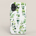 Nature Green Eucalyptus Leaves  iPhone Case Gallery Image 1