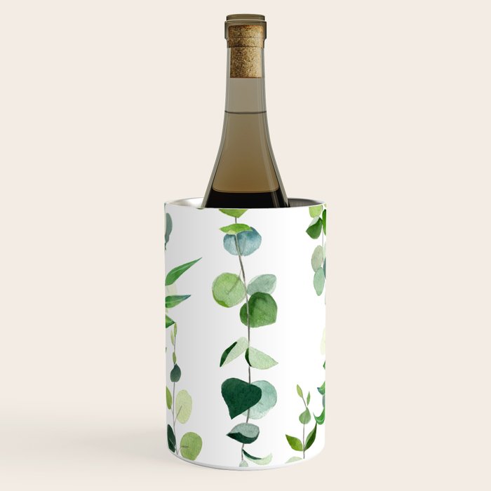 Nature Green Eucalyptus Leaves  Wine Chiller Gallery Image 1