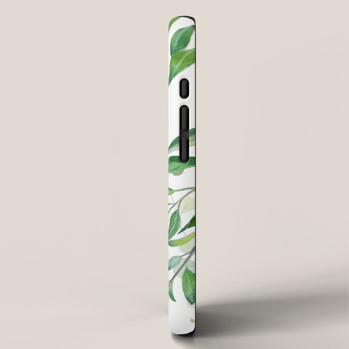 Nature Green Eucalyptus Leaves  iPhone Case Gallery Image 2