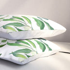 Nature Green Eucalyptus Leaves  Pillow Sham Gallery Image 3