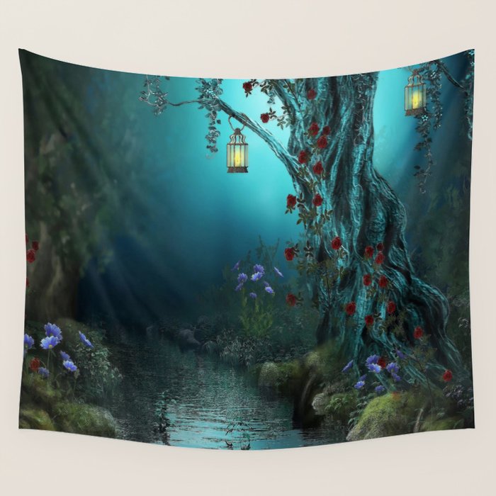 fantasy world Wall Tapestry Gallery Image 4