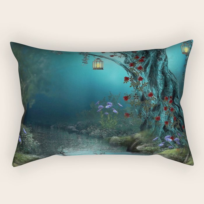 fantasy world Rectangular Pillow Gallery Image 1
