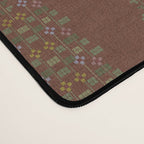Cross Stitch Floral Stripe Desk Mat Gallery Image 4