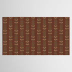 Cross Stitch Floral Stripe Tablecloth Gallery Image 2