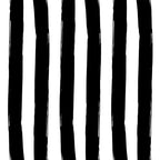 Black and White Cabana Stripes Palm Beach Preppy Coffee Mug Gallery Image 2