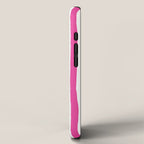 Pink and White Cabana Stripes Palm Beach Preppy iPhone Case Gallery Image 2