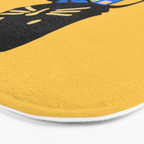 Here comes the cat pawlice Bath Mat Gallery Image 3