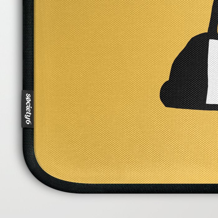 Here comes the cat pawlice Laptop Sleeve Gallery Image 3