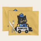 Here comes the cat pawlice Placemat Gallery Image 1