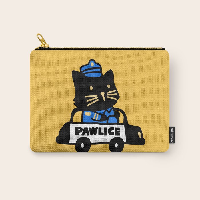 Here comes the cat pawlice Carry All Pouch Gallery Image 1