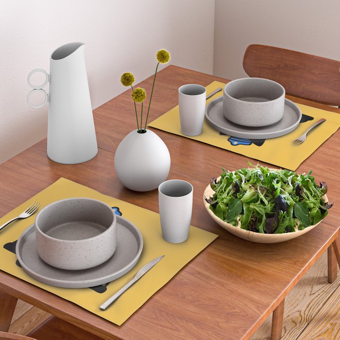 Here comes the cat pawlice Placemat Gallery Image 2