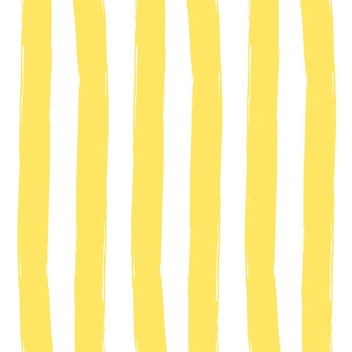 Yellow and White Cabana Stripes Palm Beach Preppy Coffee Mug Gallery Image 2