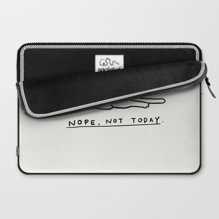 Nope, Not Today Laptop Sleeve Gallery Image 2