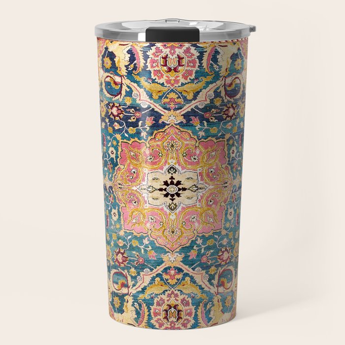Amritsar Punjab North Indian Rug Print Travel Mug Gallery Image 1