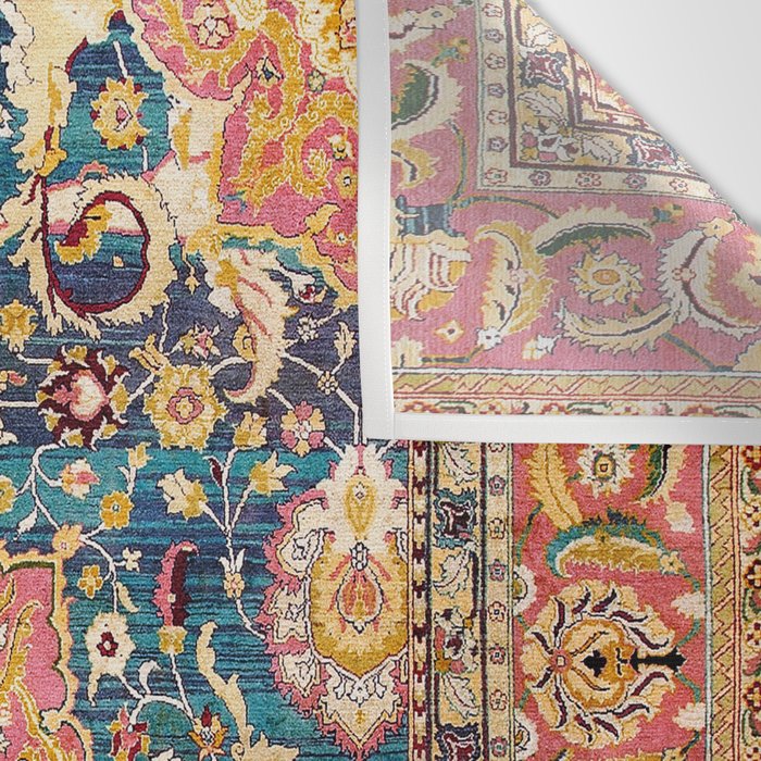 Amritsar Punjab North Indian Rug Print Wall Tapestry Gallery Image 3