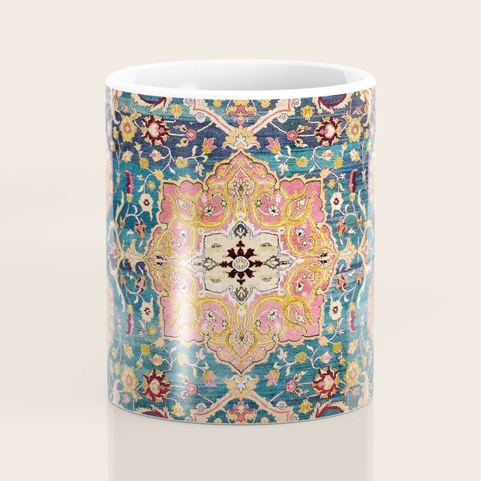 Amritsar Punjab North Indian Rug Print Coffee Mug Gallery Image 4
