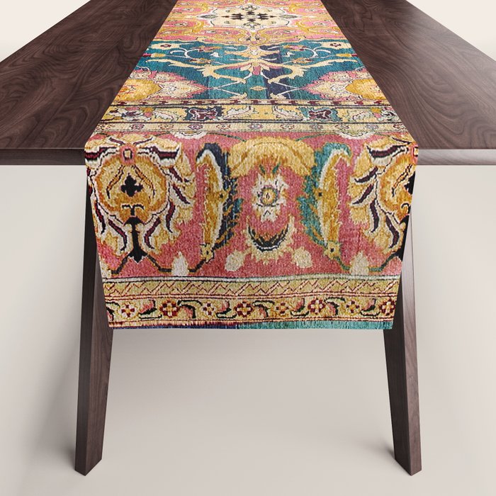 Amritsar Punjab North Indian Rug Print Table Runner Gallery Image 1