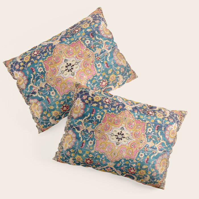 Amritsar Punjab North Indian Rug Print Pillow Sham Gallery Image 3