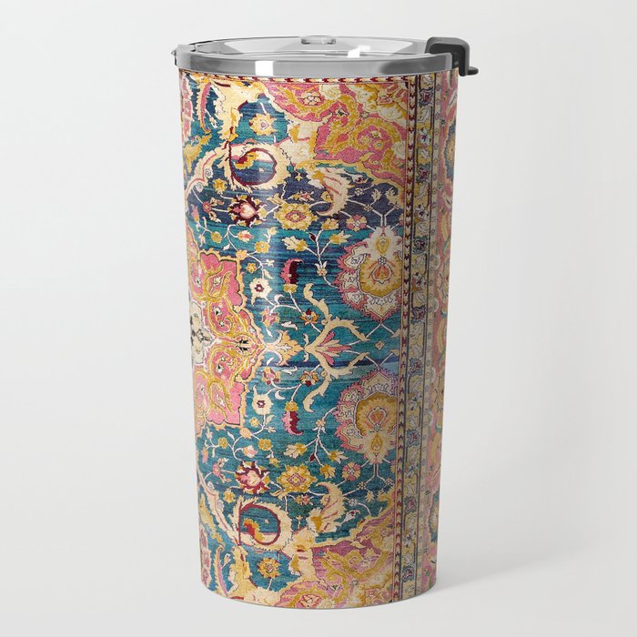 Amritsar Punjab North Indian Rug Print Travel Mug Gallery Image 2