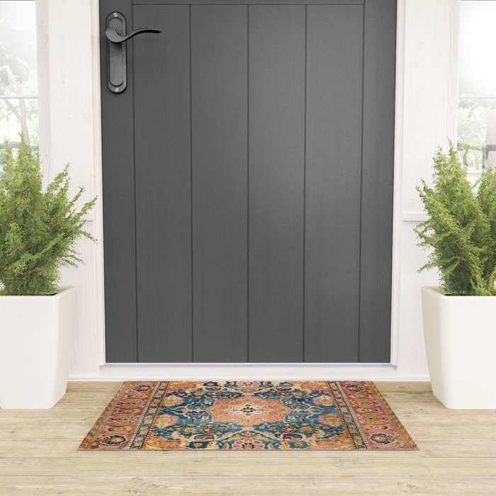 Amritsar Punjab North Indian Rug Print Welcome Mat Gallery Image 3