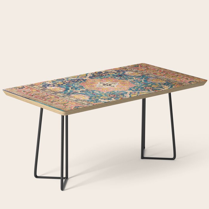 Amritsar Punjab North Indian Rug Print Coffee Table Gallery Image 1
