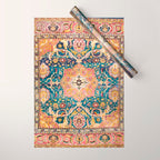 Amritsar Punjab North Indian Rug Print Wrapping Paper Gallery Image 1