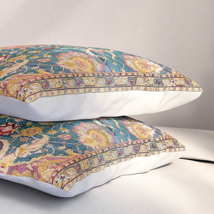 Amritsar Punjab North Indian Rug Print Pillow Sham Gallery Image 3