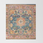 Amritsar Punjab North Indian Rug Print Throw Blanket Gallery Image 2