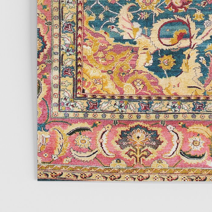 Amritsar Punjab North Indian Rug Print Poster Gallery Image 3