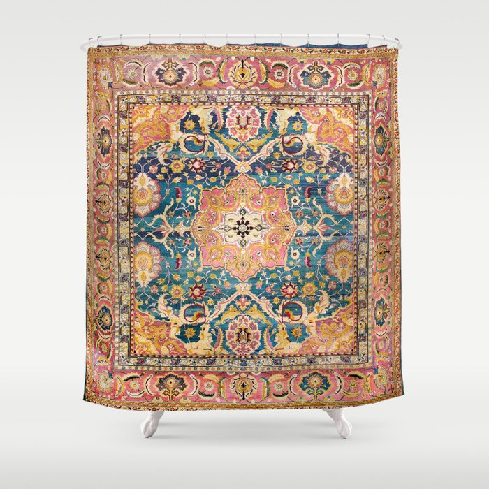 Amritsar Punjab North Indian Rug Print Shower Curtain Gallery Image 1