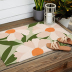 Freya's flower - greenery Outdoor Rug Gallery Image 2