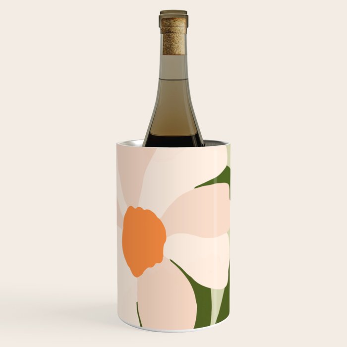 Freya's flower - greenery Wine Chiller Gallery Image 2