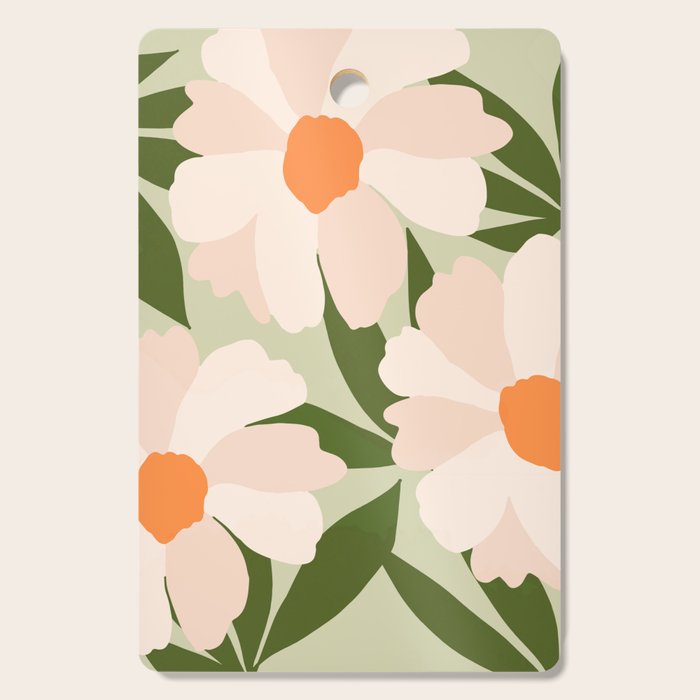 Freya's flower - greenery Cutting Board Gallery Image 1