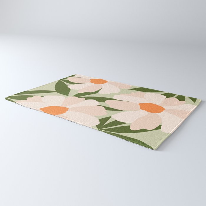 Freya's flower - greenery Rug Gallery Image 3