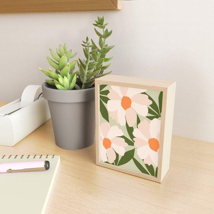 Freya's flower - greenery Mini Art Print Gallery Image 2