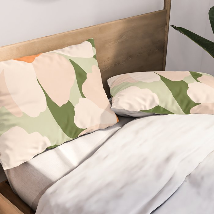 Freya's flower - greenery Pillow Sham Gallery Image 2
