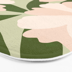 Freya's flower - greenery Bath Mat Gallery Image 3