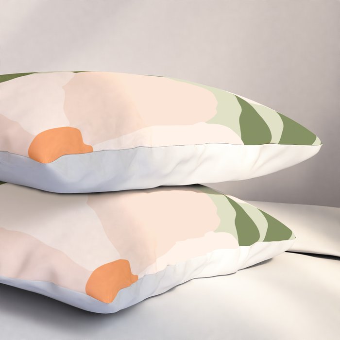 Freya's flower - greenery Pillow Sham Gallery Image 3