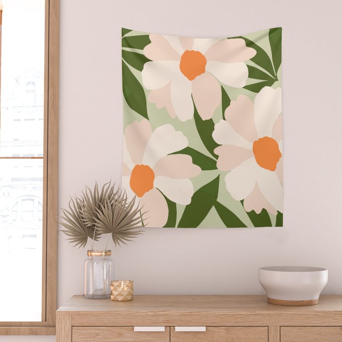 Freya's flower - greenery Wall Tapestry Gallery Image 2