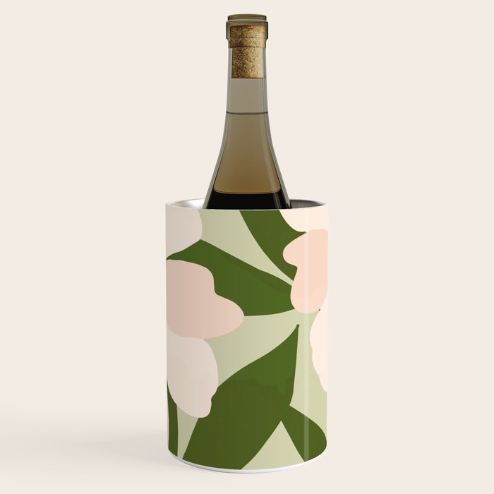Freya's flower - greenery Wine Chiller Gallery Image 1