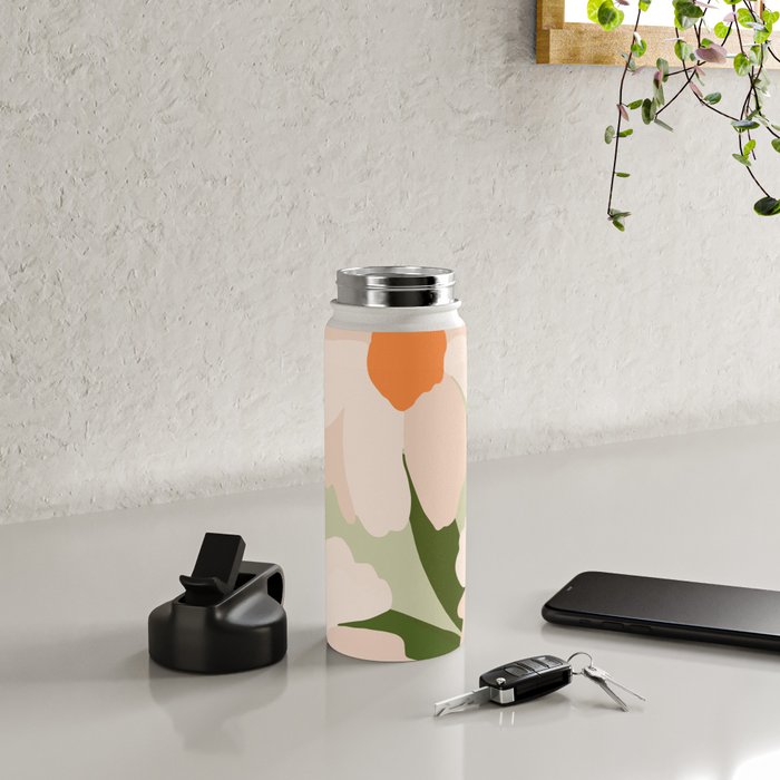 Freya's flower - greenery Water Bottle Gallery Image 4