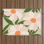 Freya's flower - greenery Outdoor Rug Gallery Image 1
