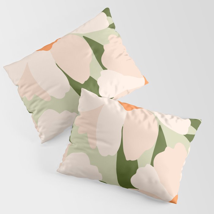 Freya's flower - greenery Pillow Sham Gallery Image 1