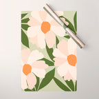 Freya's flower - greenery Wrapping Paper Gallery Image 1