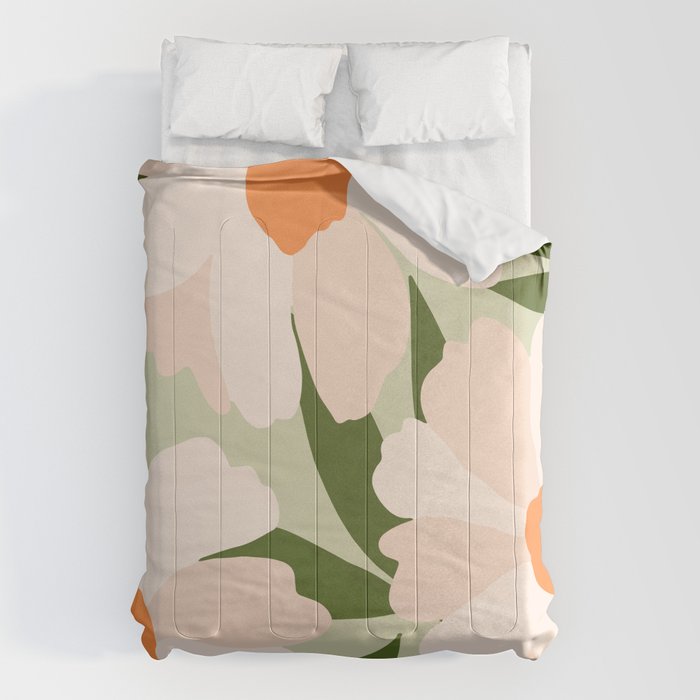 Freya's flower - greenery Comforter Gallery Image 1