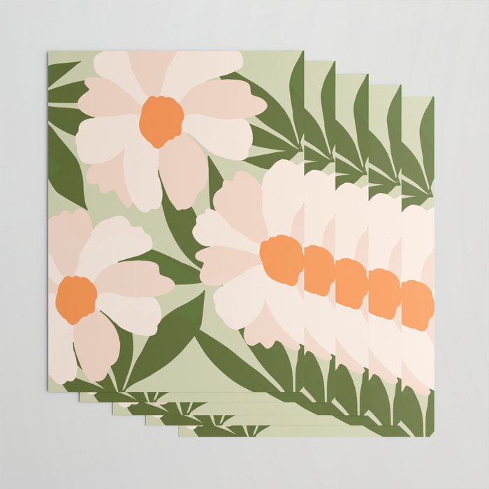 Freya's flower - greenery Wrapping Paper Gallery Image 3