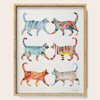 Cat Collection: Watercolor Serving Tray Gallery Image 1
